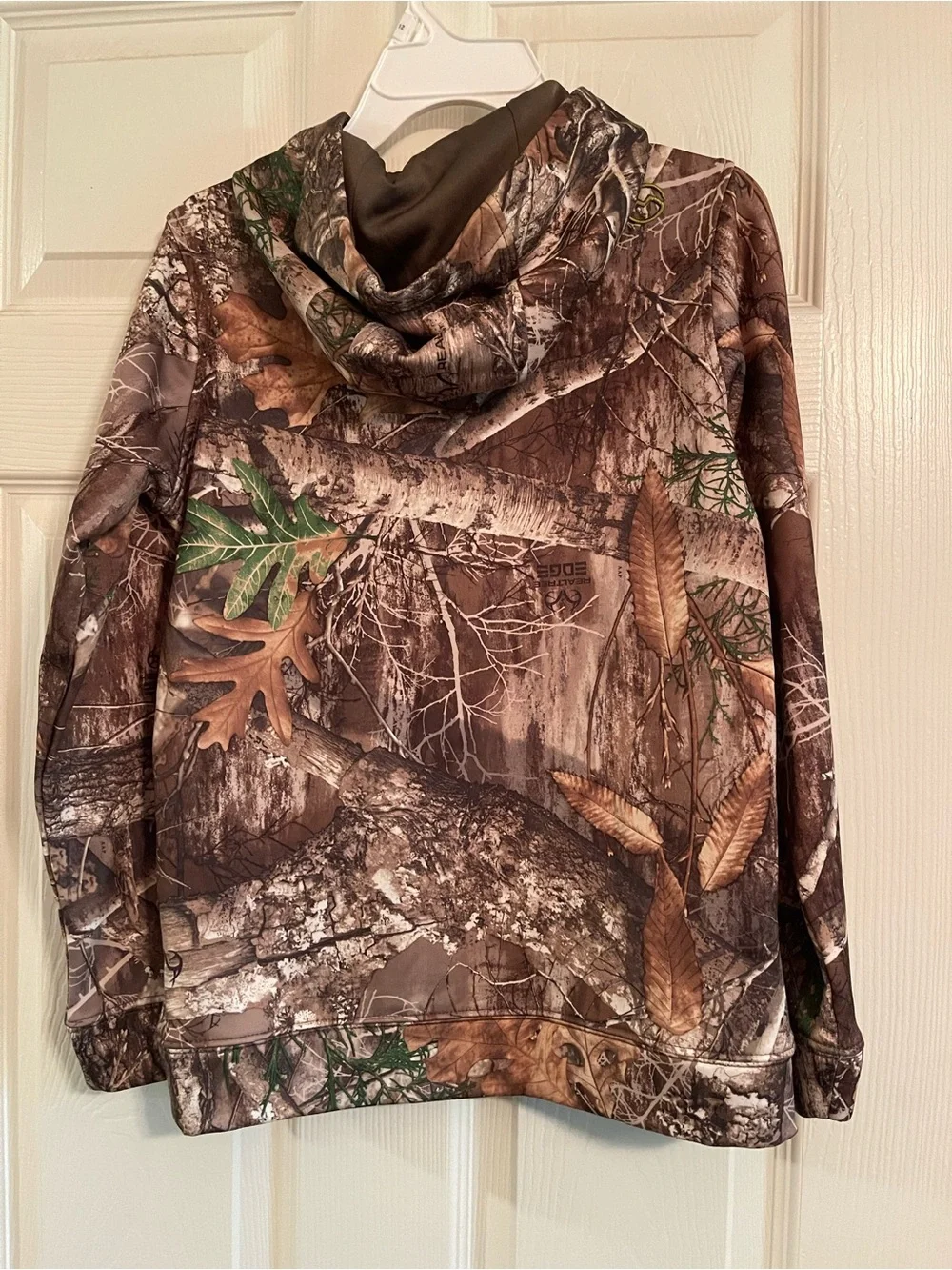 Magellan Outdoors Brown and Green Camouflage Hoodie